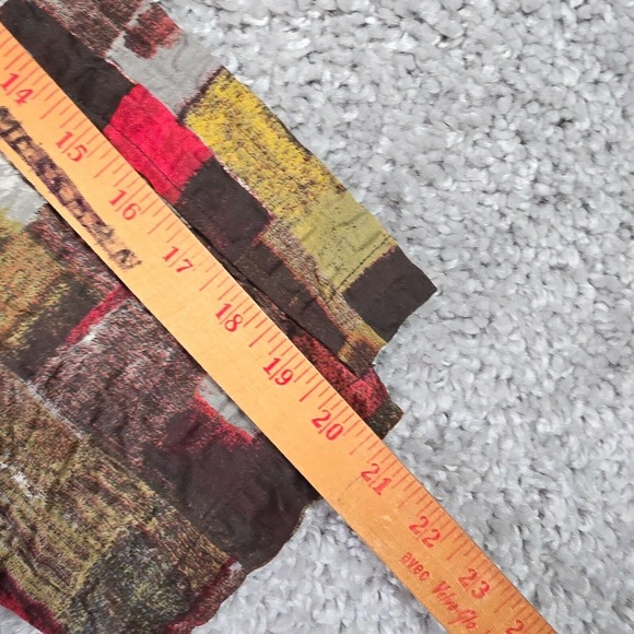 Habitat Top Womens XXL Pullover 3/4 Sleeve Pucker‎ Weave Abstract Artsy Shirt - Picture 13 of 14